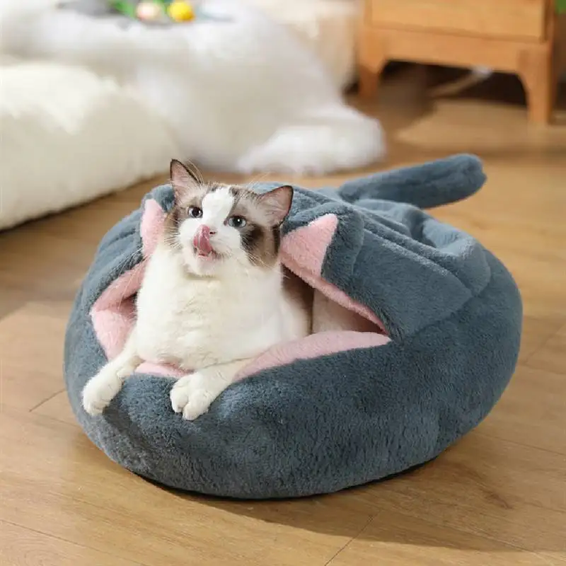 Домик для кошек и собак с глубоким сном милая дизайнерская зимняя теплая уютная
