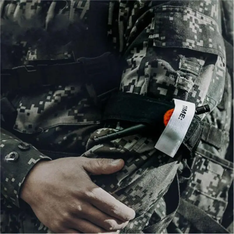 

Military Tourniquet Portable First Aid Hemostasis One-handed Operation Medical Tactical Emergency Compression Bandage 65/75/95