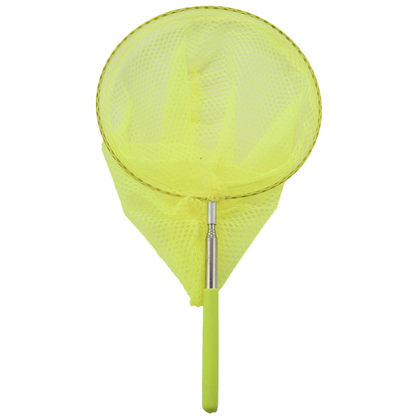 Outdoor Catching Butterfly Net Fishing Bag Stainless Steel Telescopic Tool Portable