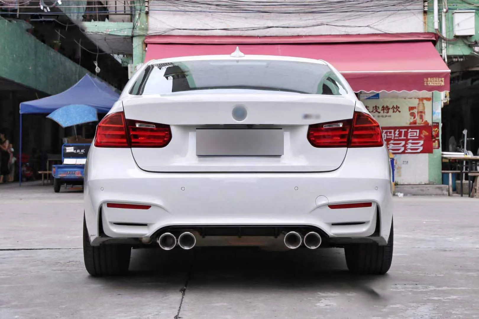 Комплекты кузова для BMW 3 серии F30 F35 Facelift M3 наконечники боковой юбки кранцы
