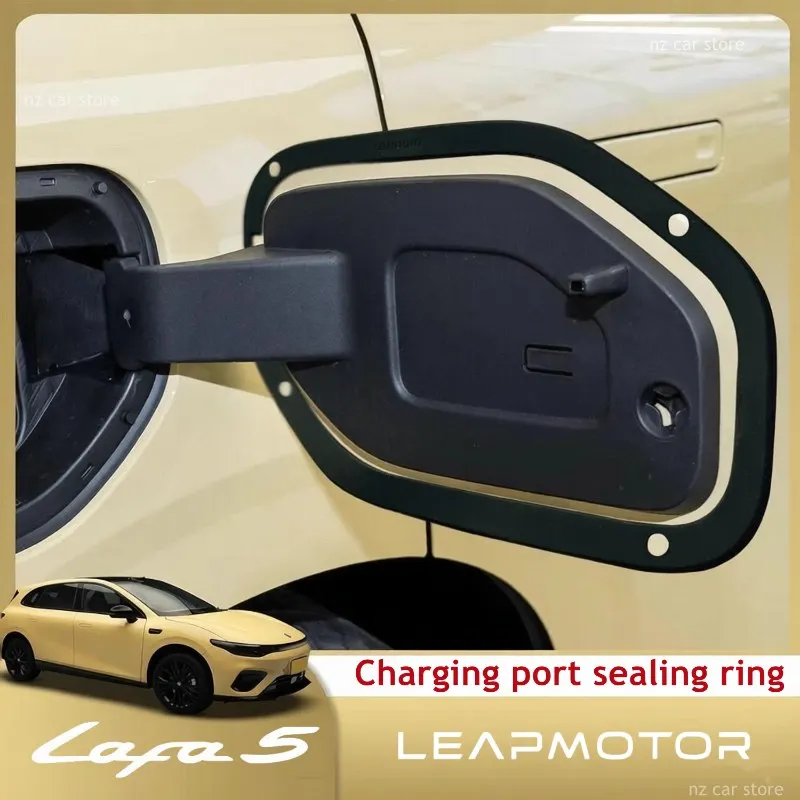 Фото Уплотнительное кольцо для зарядного порта LEAPMOTOR LAFA5 LAFA 5 2026: водонепроницаемая, пылезащитная резиновая уплотнительная лента, аксессуары