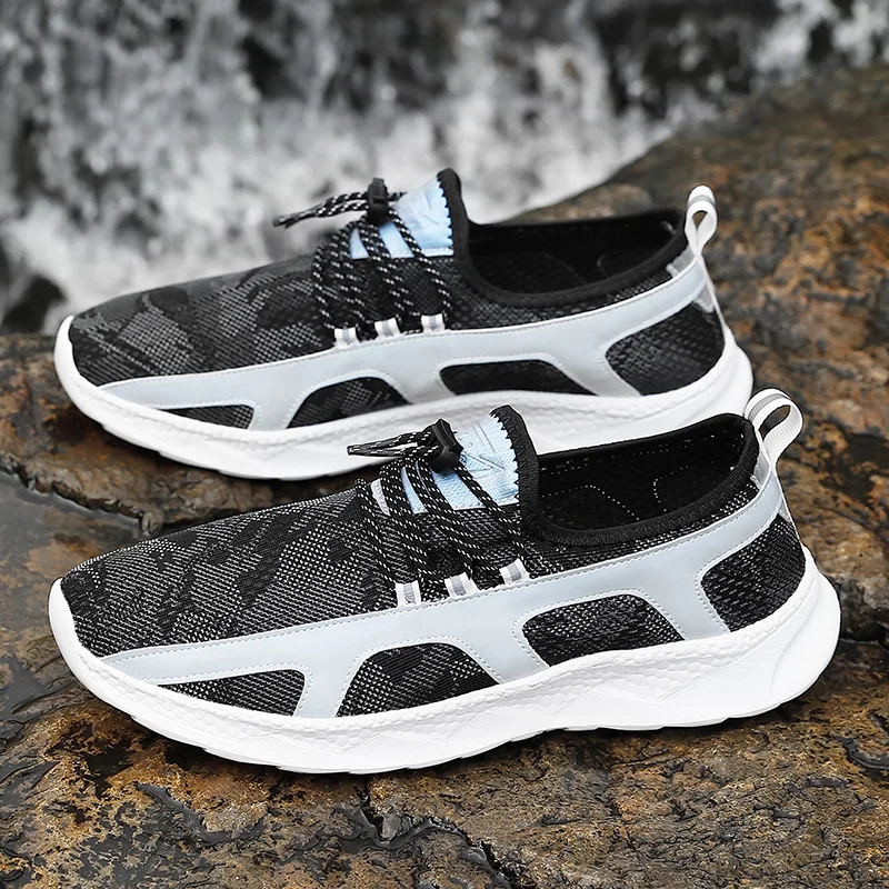 

Couple Sneakers Countercurrent Wading Male Running Shoes Casual Sports Shoe Breathable Outdoor Comfortable Lightweight Non-slip