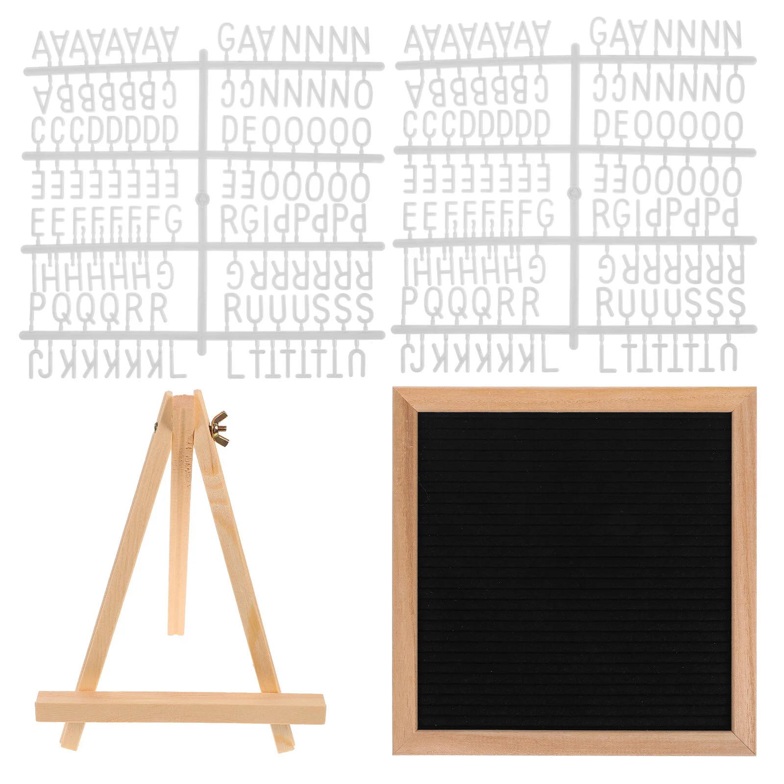 

Decorate Felt Board Letters Changeable Photo Prop Stand Boards Baby Shower Sign