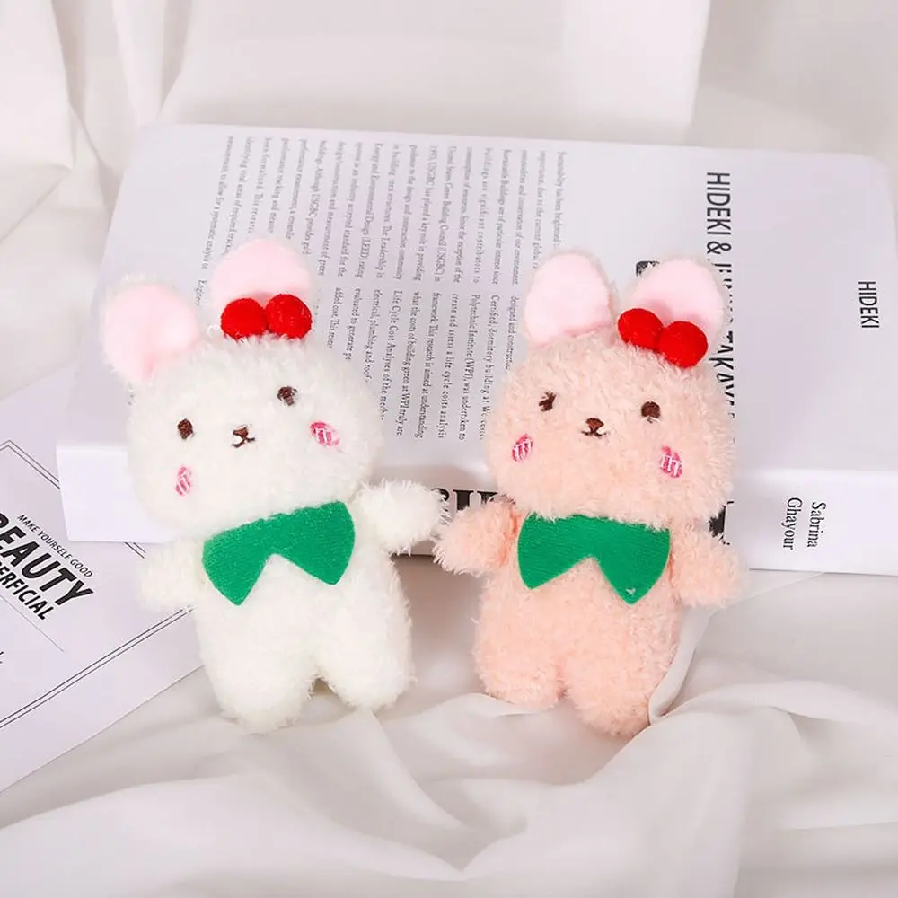 

Decoration Backpack Pendant Jewelry Car Keyring Plush Keychain Cherry Bear Doll Long Eared Rabbit Doll Plush Doll