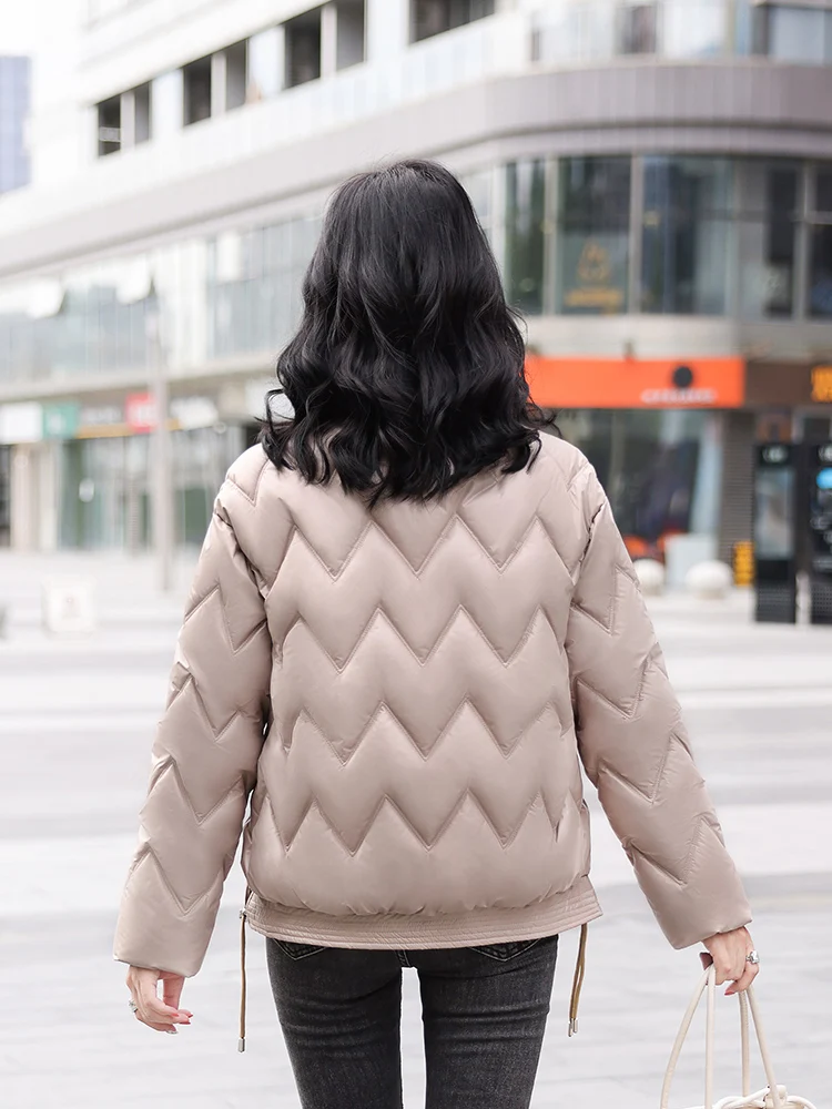 Winter Jacket Women Overcoat 2022 Thick Down Cotton Padded Coat Female Fashion Short Parka Mujer Puffer Jackets