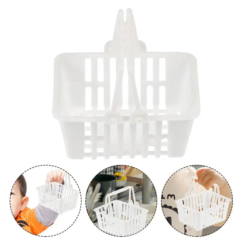 

12pcs Mini Shopping Baskets Playing House Baskets Kids Small Candy Baskets