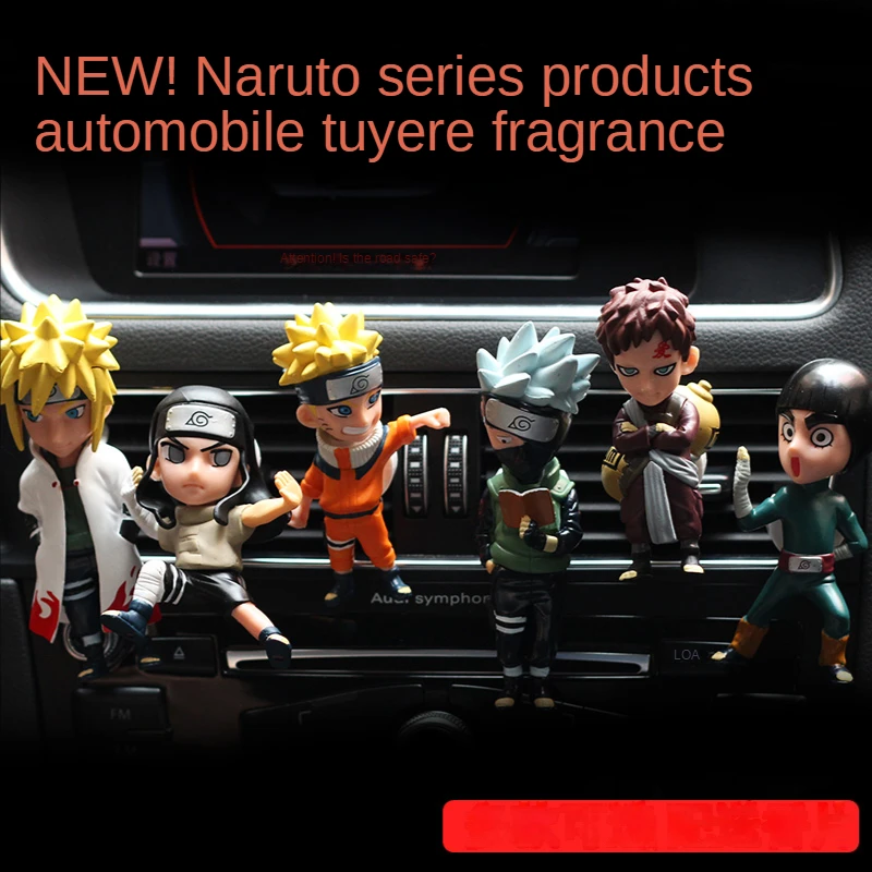 

Q Version Anime Naruto Perfume Clip Car Interior Supplies Air Conditioning Outlet Decoration Lasting Aroma Clip Car Interior