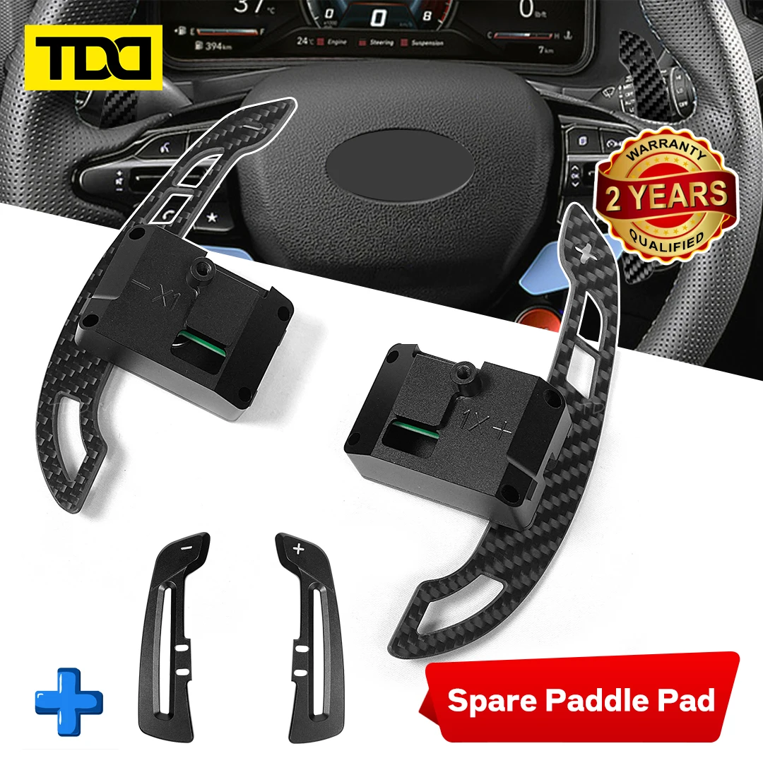 Фото Магнитные лепестки переключения передач TDD для Hyundai N GT i30N Kona N Elantra N Veloster N, лепестки из углеродного волокна. №5