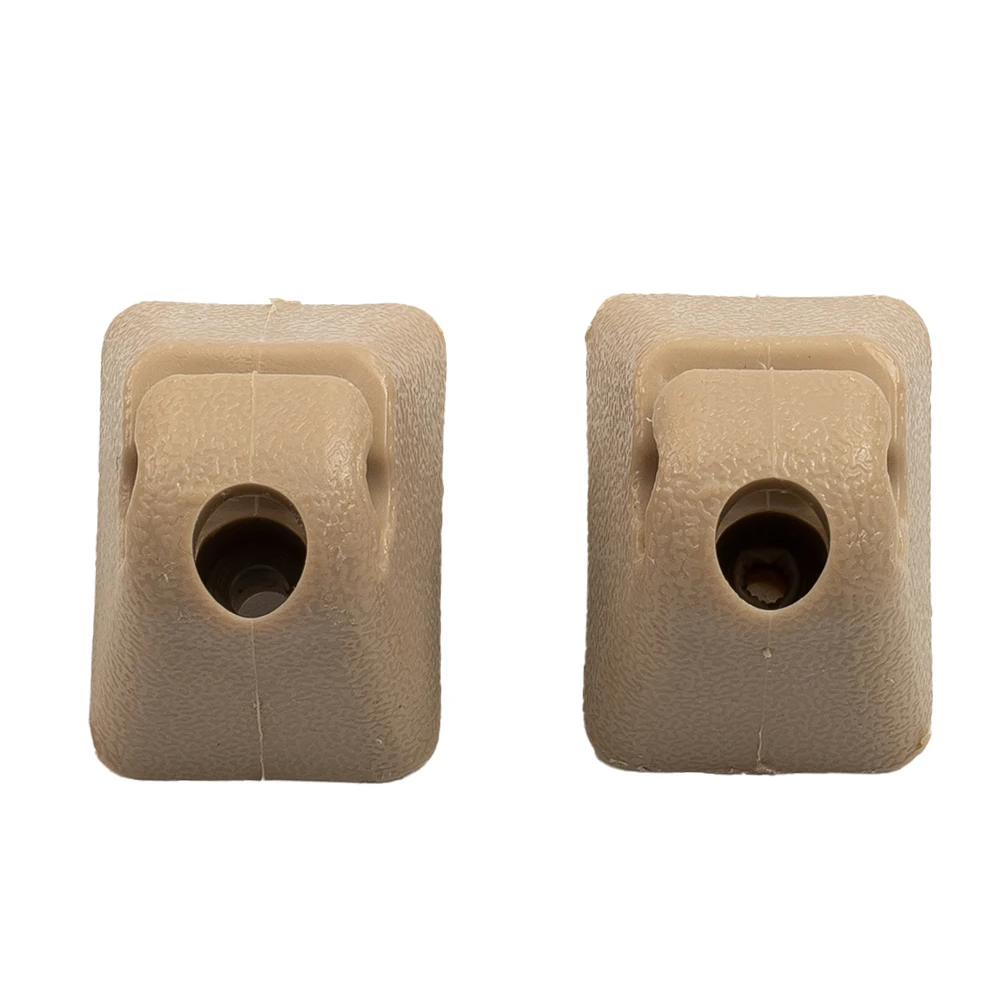 

2pcs Beige Sun Visor Holder Clip Hook Bracket Hanger For Opel Astra F Corsa Vectra Tigra Vivaro 1438336 M35 Car Accessories