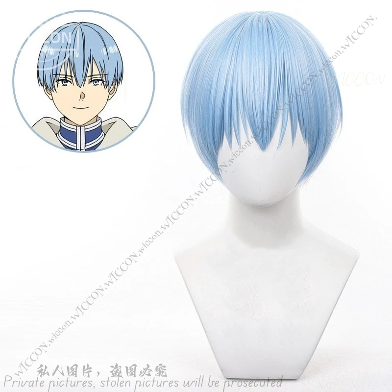 Himmel Anime Frieren: Beyond Journey's End Косплей Костюм Опора The Brave Man Knight White Cape Blue Wig Halloween Party Set