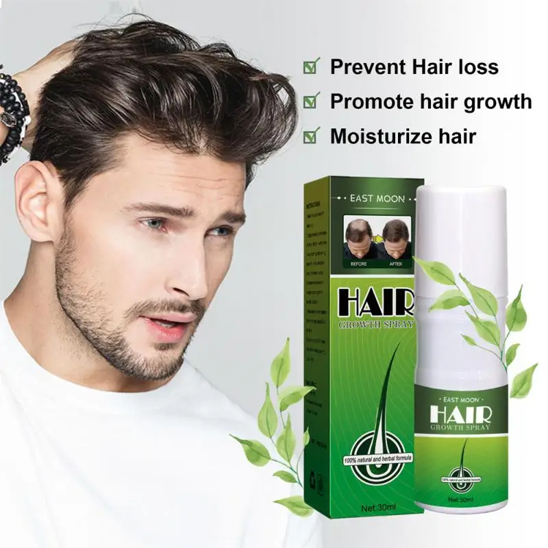 

30ml Fast Hair Growth Spray Serum Polygonum Multiflorum Anti Hair Loss Nutrient Solution Repairing Moisturizing Hair Care Spray