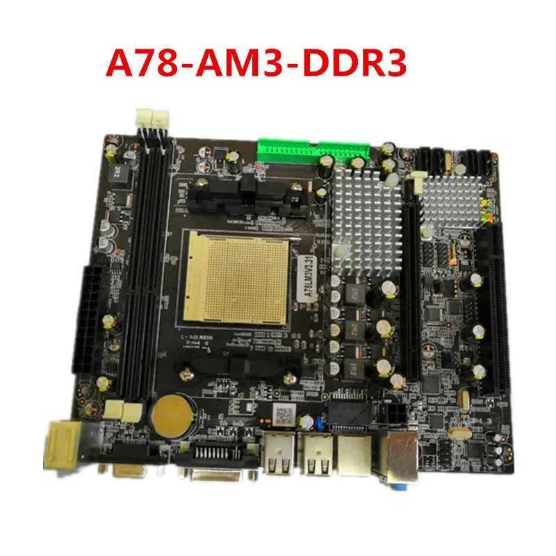 Новые настольные компьютерные материнские платы A78 DDR3 поддерживают двухъядерный