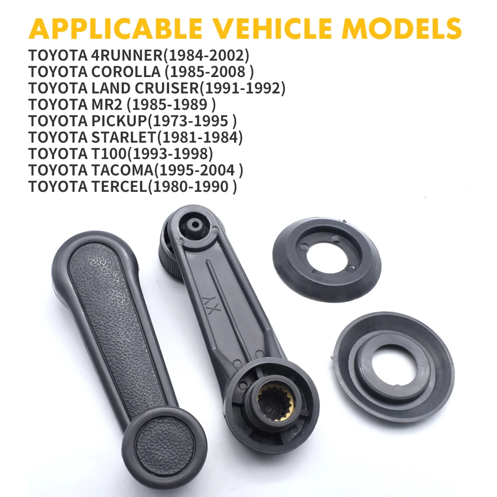 

Автомобильный ручной подъемник окон, рукоятка намотки, подъемник для Toyota Corolla MR2, пикап Starlet 4Runner Tacoma, автоаксессуары