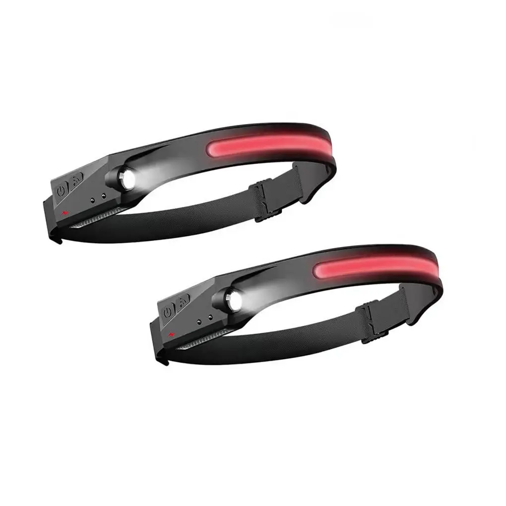 

Налобный фонарь для кемпинга, пешего туризма, альпинизма, перезаряжаемый налобный фонарь IPX4, водонепроницаемый налобный фонарь для бега, Ул...