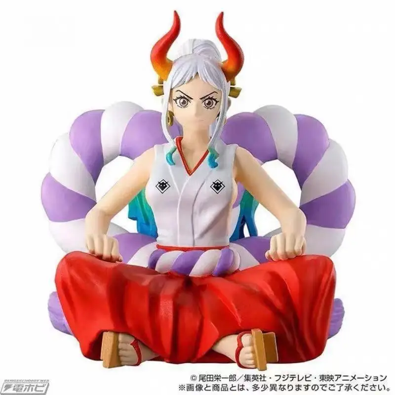 Оригинальная Слитная фигурка Bandai сидящая позиция Луффи Ямато гасяпон модель