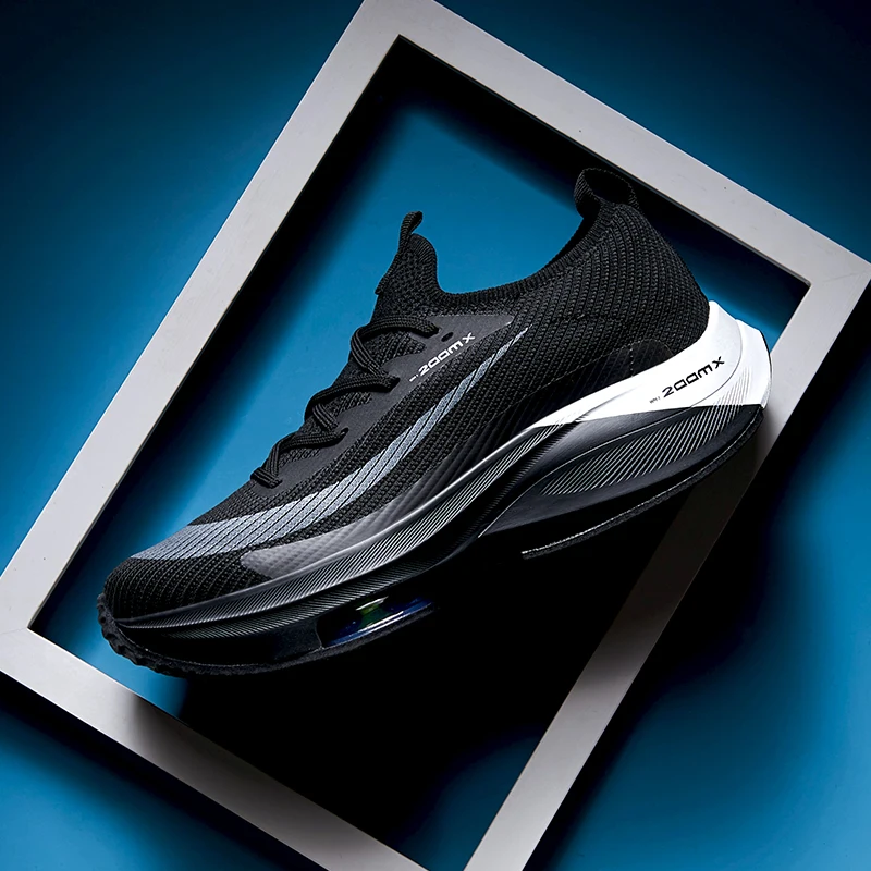 Мужские спортивные черные кроссовки для бега повседневные коричневые уличные