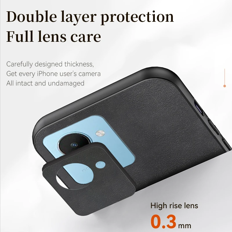 Luxury Leather Case for Oppo Realme C30s RMX3690 Armor Shockproof Soft Silicone Heat Dissipation Phone Cover for OppoRealmeC30s