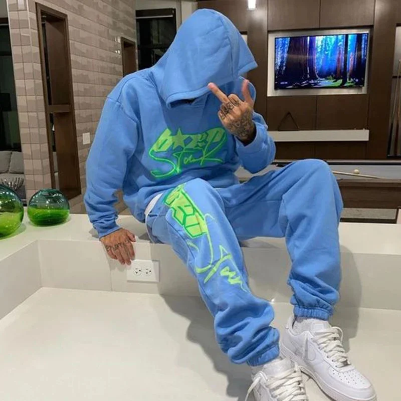 

Толстовка с капюшоном, голубые толстовки с графическим принтом, одежда y2k 2022 винтажная куртка с капюшоном в стиле фильма «очень странные дела»