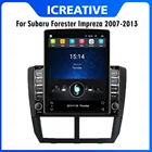 CarPlay Автомагнитола Магнитола Автомобильный мультимедийный плеер, для Subaru Forester 3 Impreza 2007-2013, 2 Din, экран 9,7 дюйма Tesla,  Android auto 4G GPS трекер навигатор 2 DIN 2 дин андройд Аудио Автомагнитолы