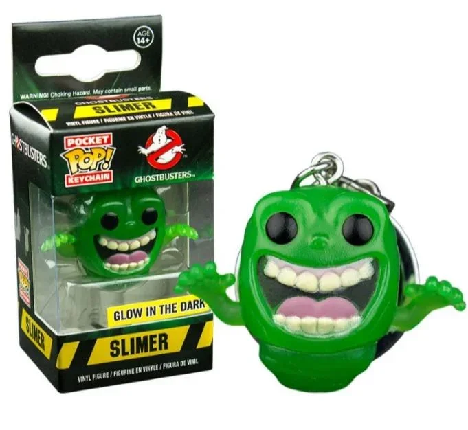 Funko Pop MOVIES Ghostbusters Stay Puft Marshmallow Man Slimer Брелок Игрушка 4 СМ ПВХ Виниловые Фигурки Карманный Поп Брелок Игрушки (art.: 3920d09de9656) - 3920d09de9656
