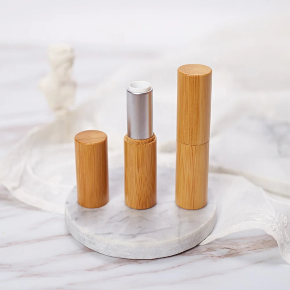 

Lip Gloss Tube Empty Container Tubes Balm Lipstick Refillablediy Sample Packing Wooden Containers Travel Squeezable Wood