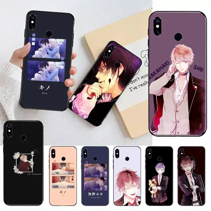 

Diabolik Lovers Japan anime Phone Case For Xiaomi Redmi note 7 8 9 11 t s 10 A pro lite funda shell coque cover