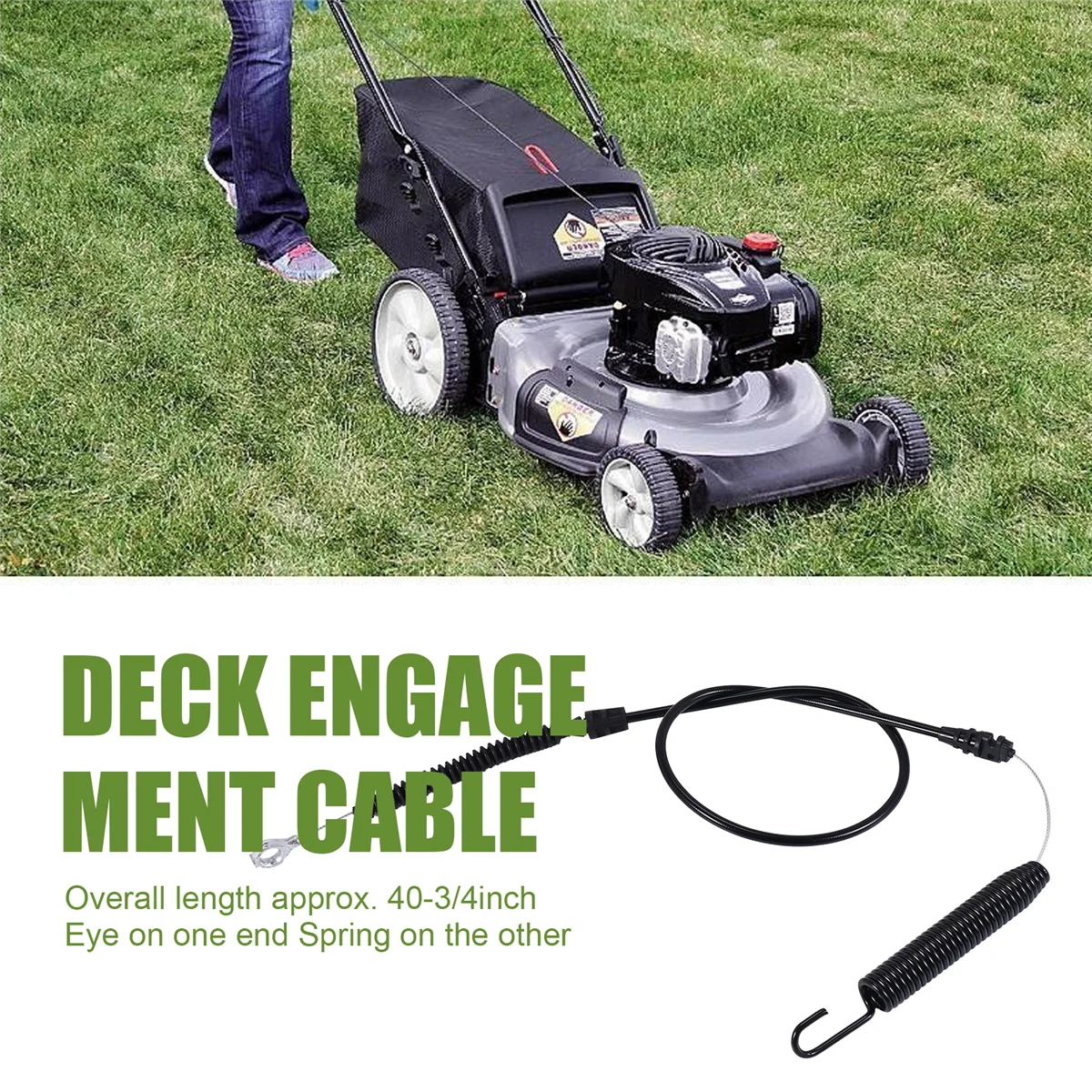Кабель сцепления палубы 946-05124A заменяет MTD для газонокосилки Craftsman Huskee Murray 746-05124A