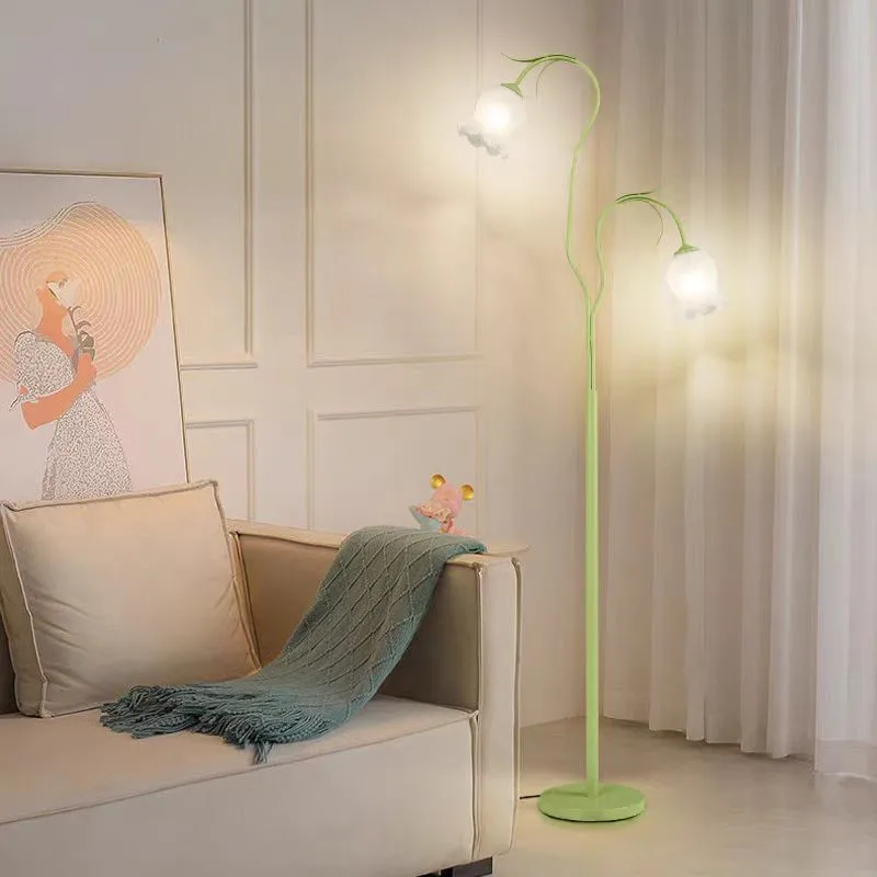 Цветочный торшер Nordic Bell Orchid украшение для салона светильник гостиной спальни