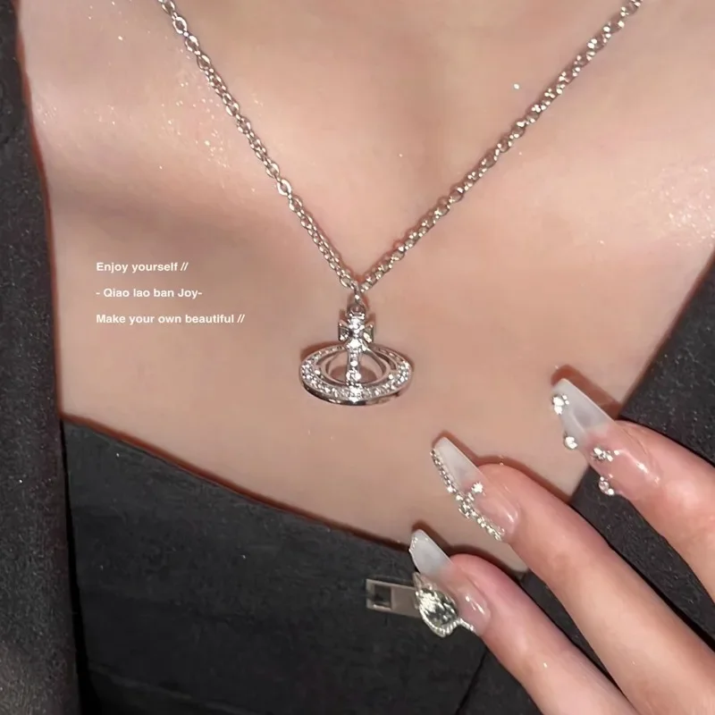 Аниме NANA Y2K Сатурн кулон рок-н-ролл ожерелье сверкающая звезда роскошные модные