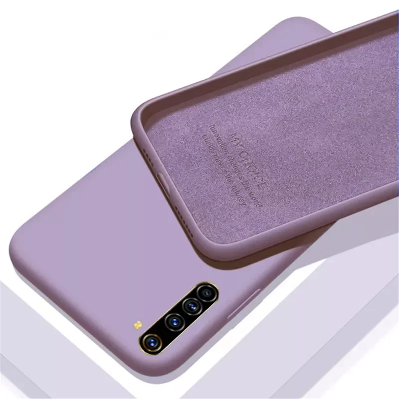 

Free Shipping Liquid Silicone Phone Case For OPPO C11 C15 XT 5 6 7 8 Pro 5G A52 A92 A5 A9 2020 Micro Fiber Protection Cover