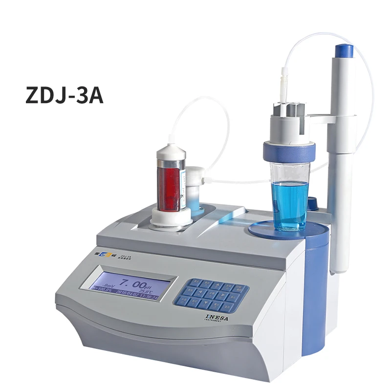 Фото Объемный потенциометрический титратор ZDJ-4A/4B, настольный, с цифровым дисплеем, автоматический №2