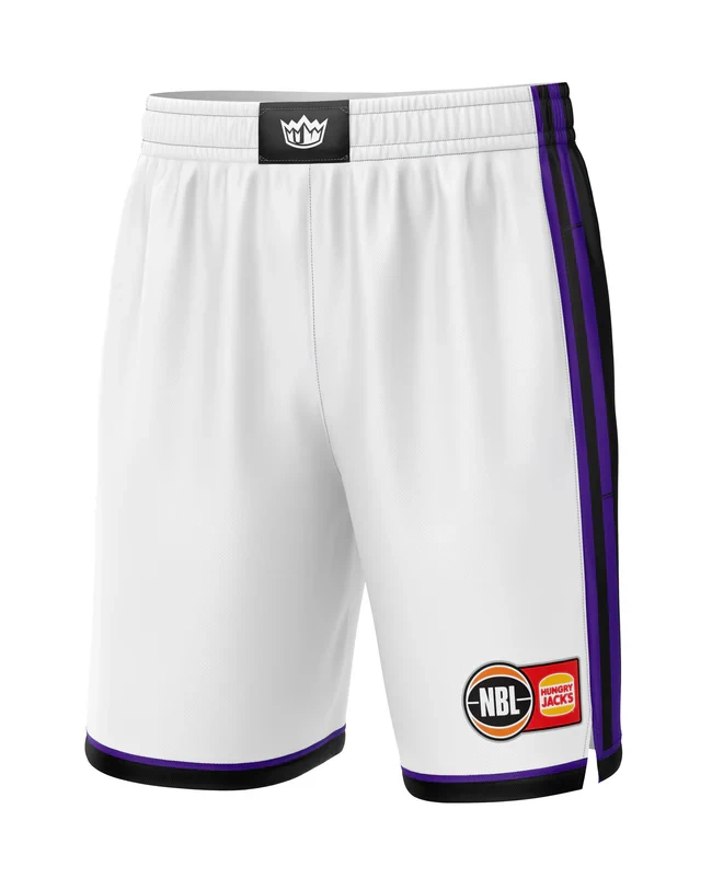 АУТЕНТИЧНАЯ ТРИКОТАЖА XAVIER COOKS SYDNEY KINGS 2023 БЕЛЫЕ ШОРТЫ (Индивидуальное имя и номер)