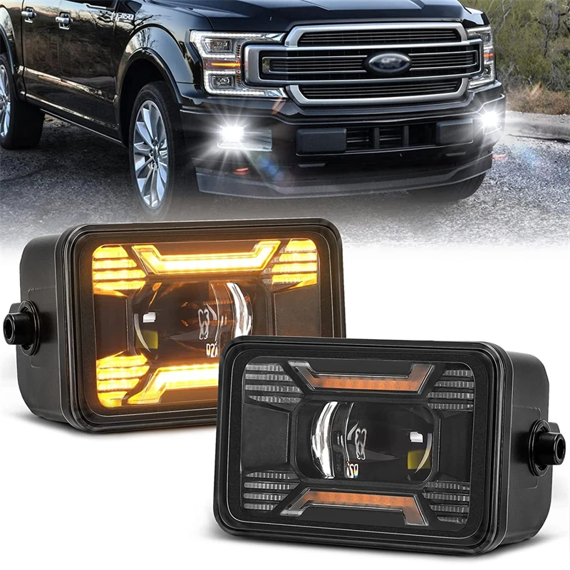 Светодиодные передние противотуманные фары 2 шт. для Ford F150 стандарт США 2015-2016 лет