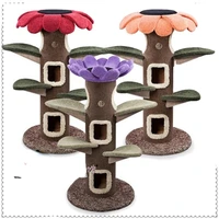 new big cat climbing frame toy sunflower cat tree cat castle house furniture