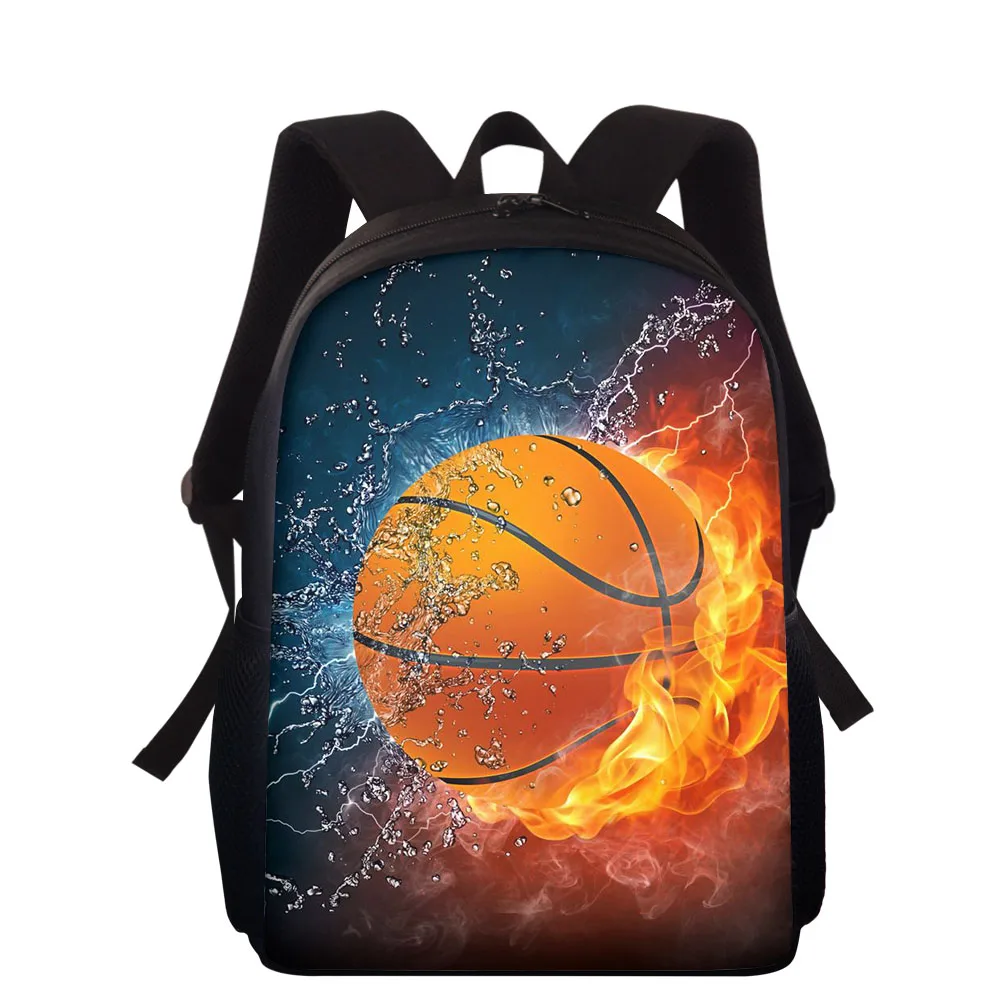 Рюкзак для девочек и мальчиков 15 дюймов, милые школьные ранцы для баскетбола, сумка для начальной школы и учебников