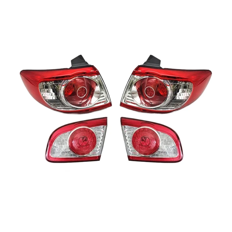 Фото Автомобильный красный задний фонарь для Hyundai Santa Fe 2010 2011 2012, стоп-сигнал, бухт 924020 W500 924010 W500 924062 B500 924050 W500 №1