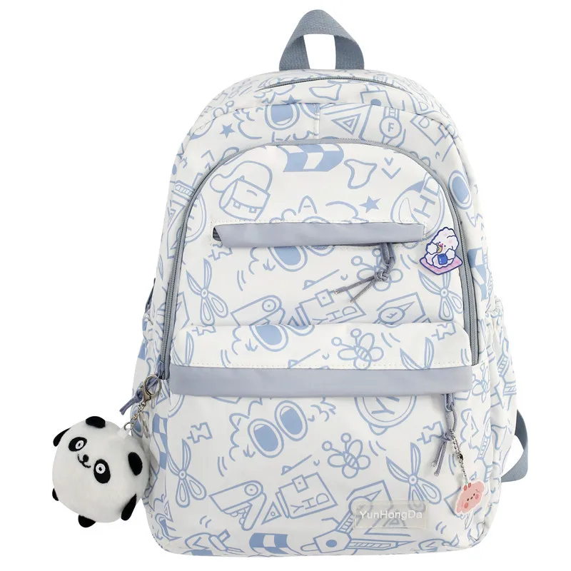 

Милый мультяшный рюкзак, сумка для учеников, Школьный Рюкзак Для кавайных девушек, подарки друзьям, корейские канцелярские принадлежности, ...