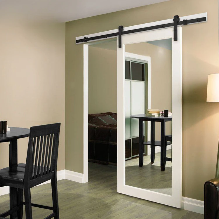 Дизайн двери Prettywood American Shaker 1-панельная закаленная стеклянная твердая деревянная