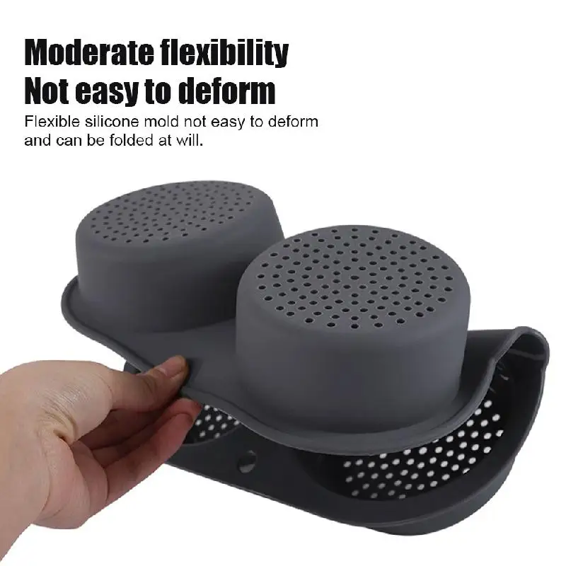 Форма для булочек гамбургеров форма выпечки хлеба антипригарная силиконовая