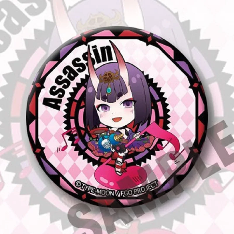 Fate/Grand Order популярные аниме-фигурки ShieIder Saber Assassin металлический значок булавки