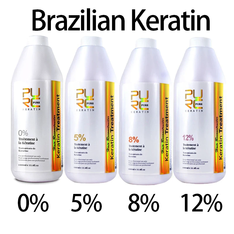 Reparatur Begradigen Schaden Brasilianische Keratin 0% 5% 8% 12% Formlain reine Schokolade Behandlung und Reinigung Shampoo Haar Produkt