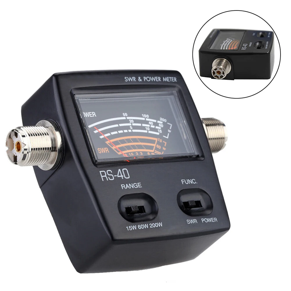 RS-40 сменный счетчик мощности SWR для любительского мобильного радио UHF VHF 144 МГц 430