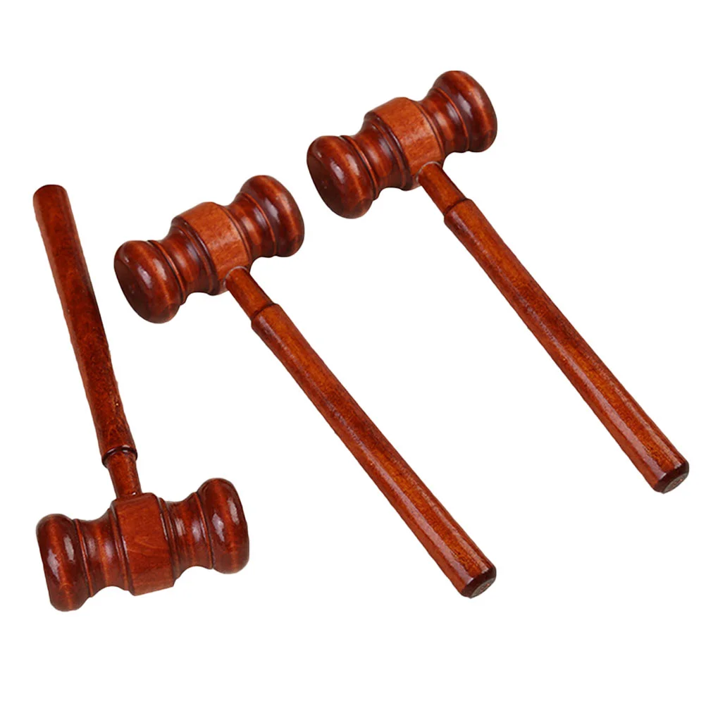 

Деревянный молоток судьи, 3 шт., молоток, магнитная игрушка, простое дерево лотоса, детский игровой набор для детей