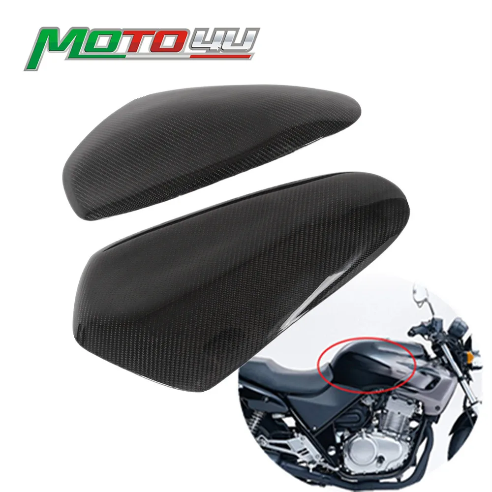 Новинка для Honda CB500 CB 500 1998 1999 2000 2001 2002 углеродное волокно газовый бак Боковая