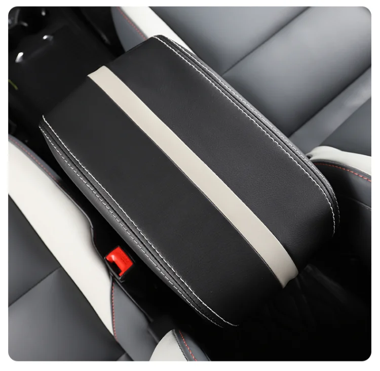 

For MG4 EV 2022 Mg 4 EH32 2023 Car Armrest Mat Center Console Arm Rest Protection Cushion Armrests Storage Box Cover Pad PU