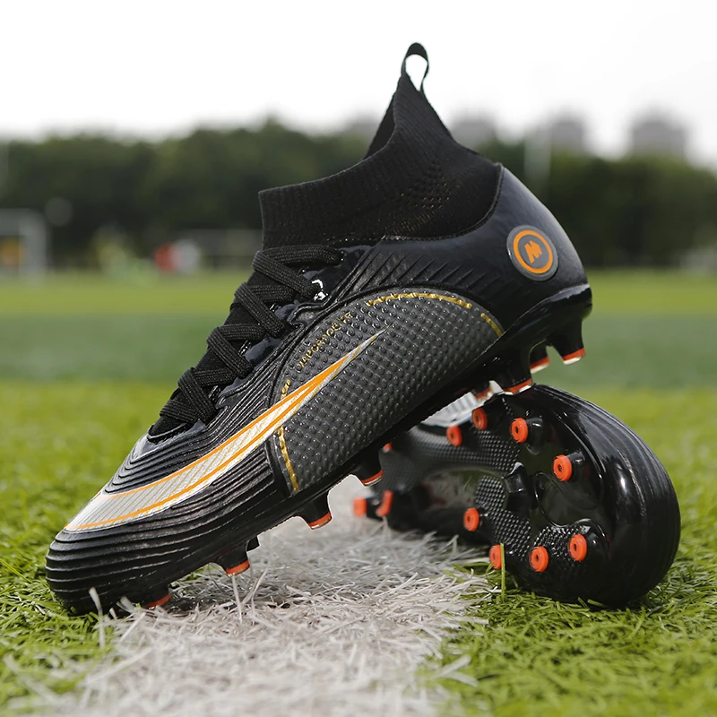 2023 Hot-Selling Football Boots Men's Soccer Cleats TF/FG Kids Wear-Resistant Training Shoes Outdoor Non-Slip Sneakers Size35-46