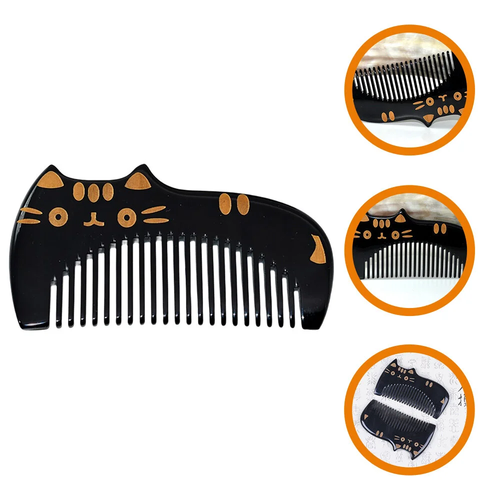 

Texture Comb Curl Brushing Out Curls Wide Tooth Boys Girls Women Multifunction Horn Portable Hair Combs Multifunctional Mens