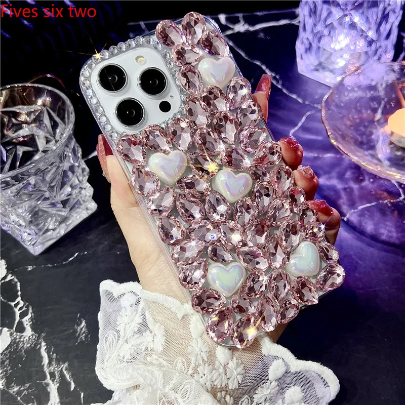 Роскошный полностью Алмазный силиконовый чехол для Samsung A20 A30 A50 A70 A31 A51 A71 A7 A02 A03 Note