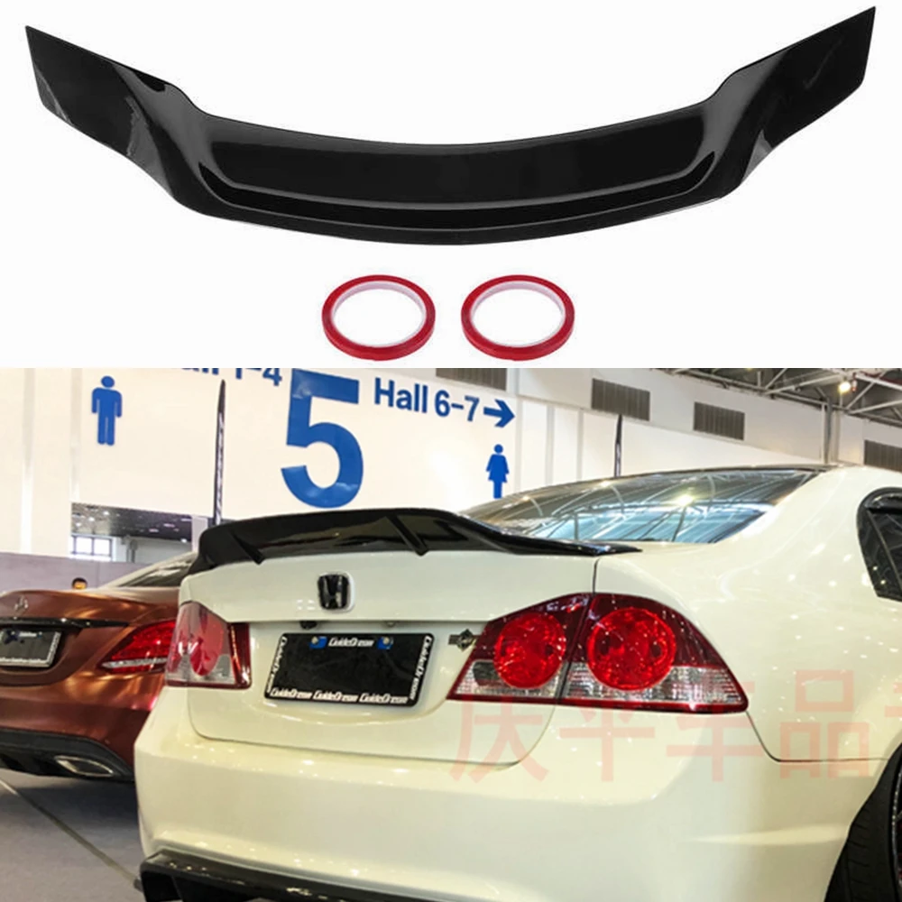 Задний спойлер для автомобиля Honda Civic отделка белого цвета крыло багажника 2006 2007