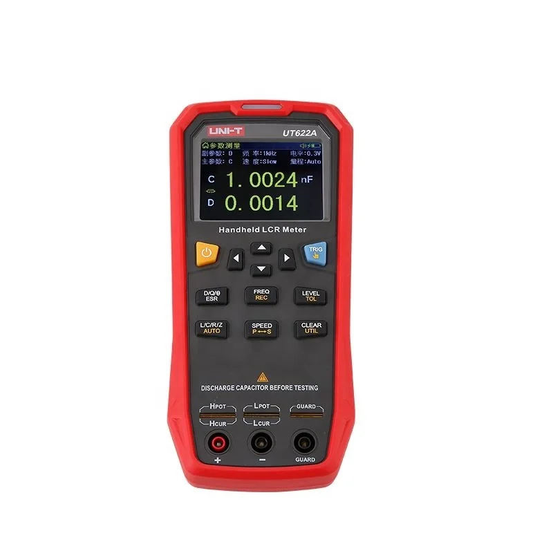 

UT622A Handheld Digital LCR Meter Frequency Inductance Resistance Capacitance Tester Mini Relay ROHS